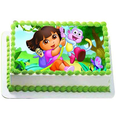 Dora the Explorer™ Birthday Celebration Cake Topper Decor – Bling Your Cake